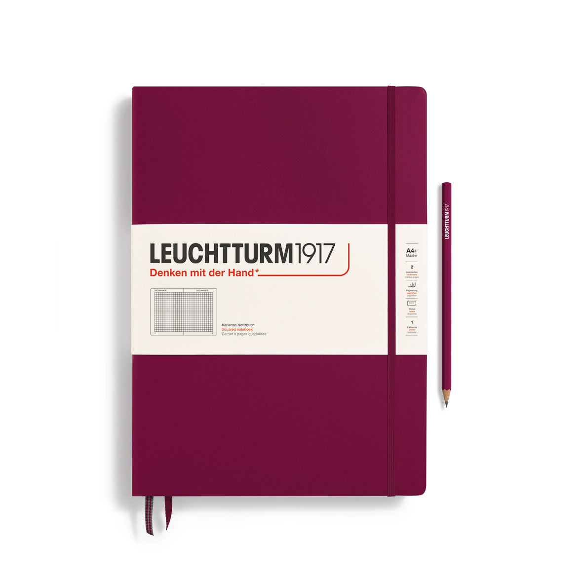 Leuchtturm1917 A4+ Master Slim - Port Red