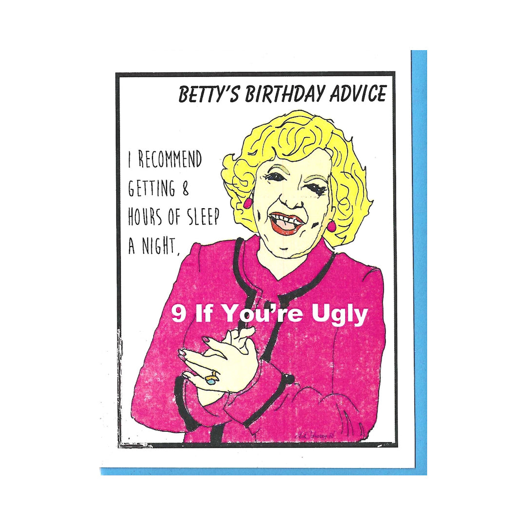 Maggie's Farm Greeting Card- Betty's Birthday Advice
