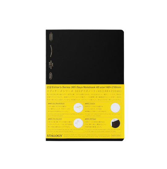 Stalogy 018 Editor’s Series 365 Days Notebook Grid A5