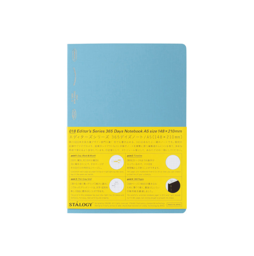 Stalogy 018 Editor’s Series 365 Days Notebook Grid A5