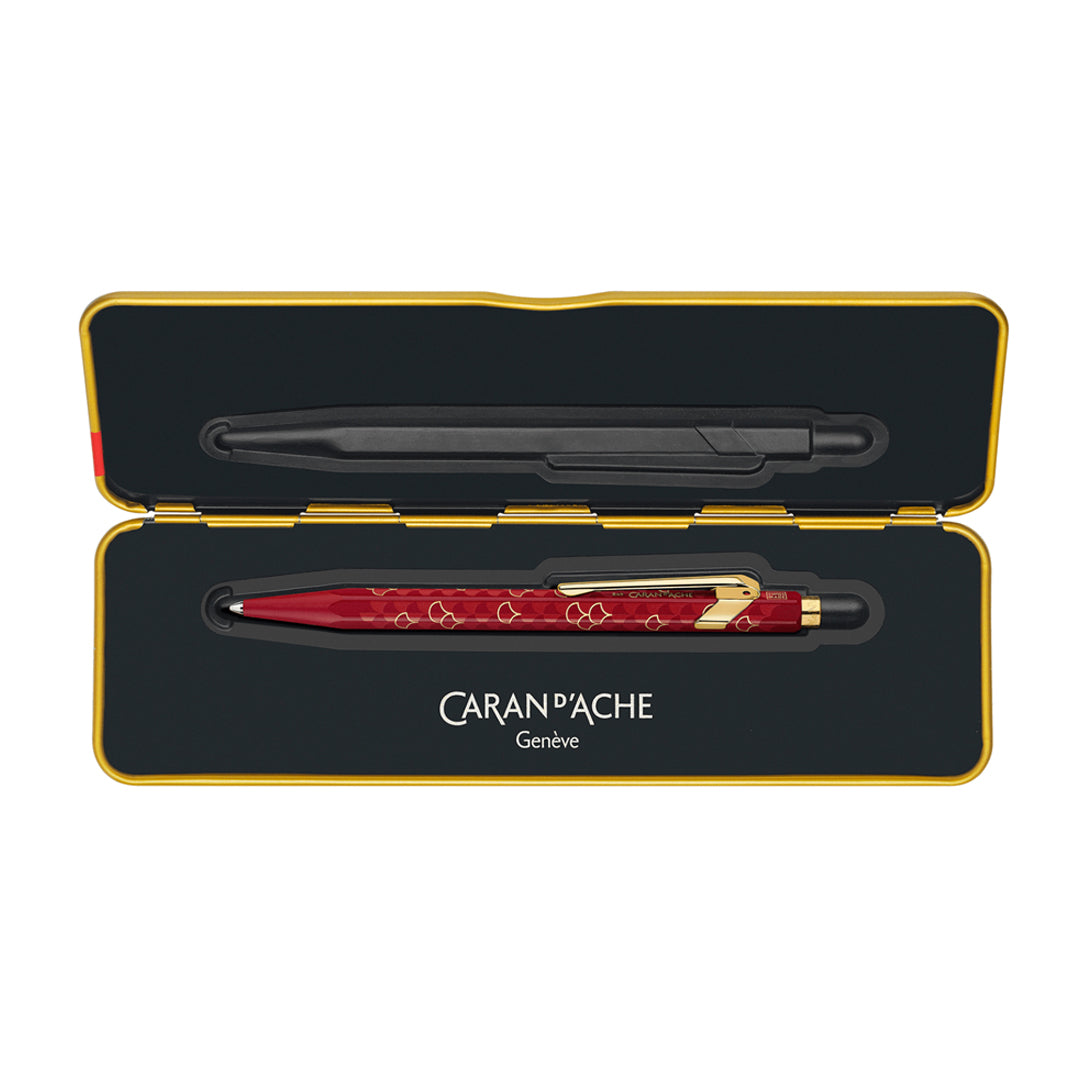 Caran d'Ache 849™ DRAGON Ballpoint Pen Burgundy Slimpack Special Edition