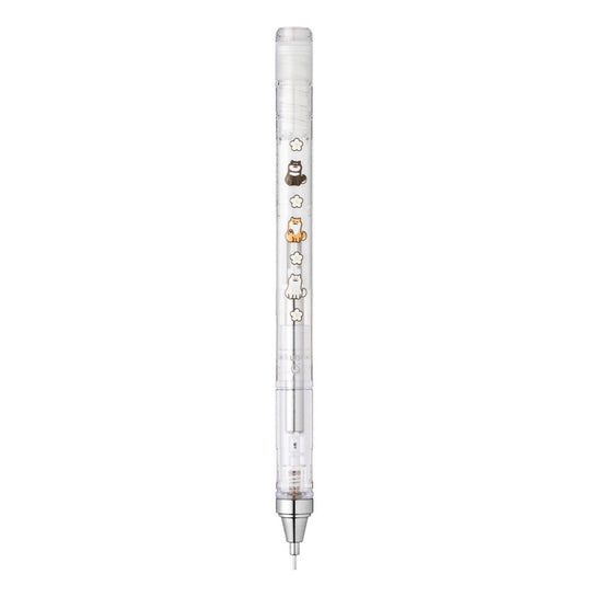 MONO Graph "Cute & Laid Back" Shiba Inu  Mechanical Pencil- Clear/Flower