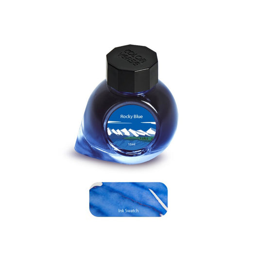 Colorverse Fountain Pen Ink USA Special Edition- Rocky Blue