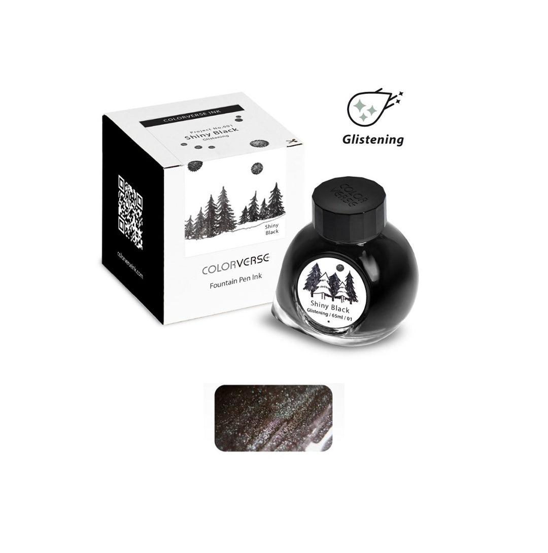 Colorverse Fountain Pen Ink - Shiny Black / 001