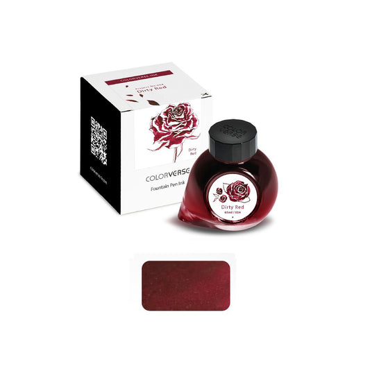 Colorverse Fountain Pen Ink - Dirty Red / 004