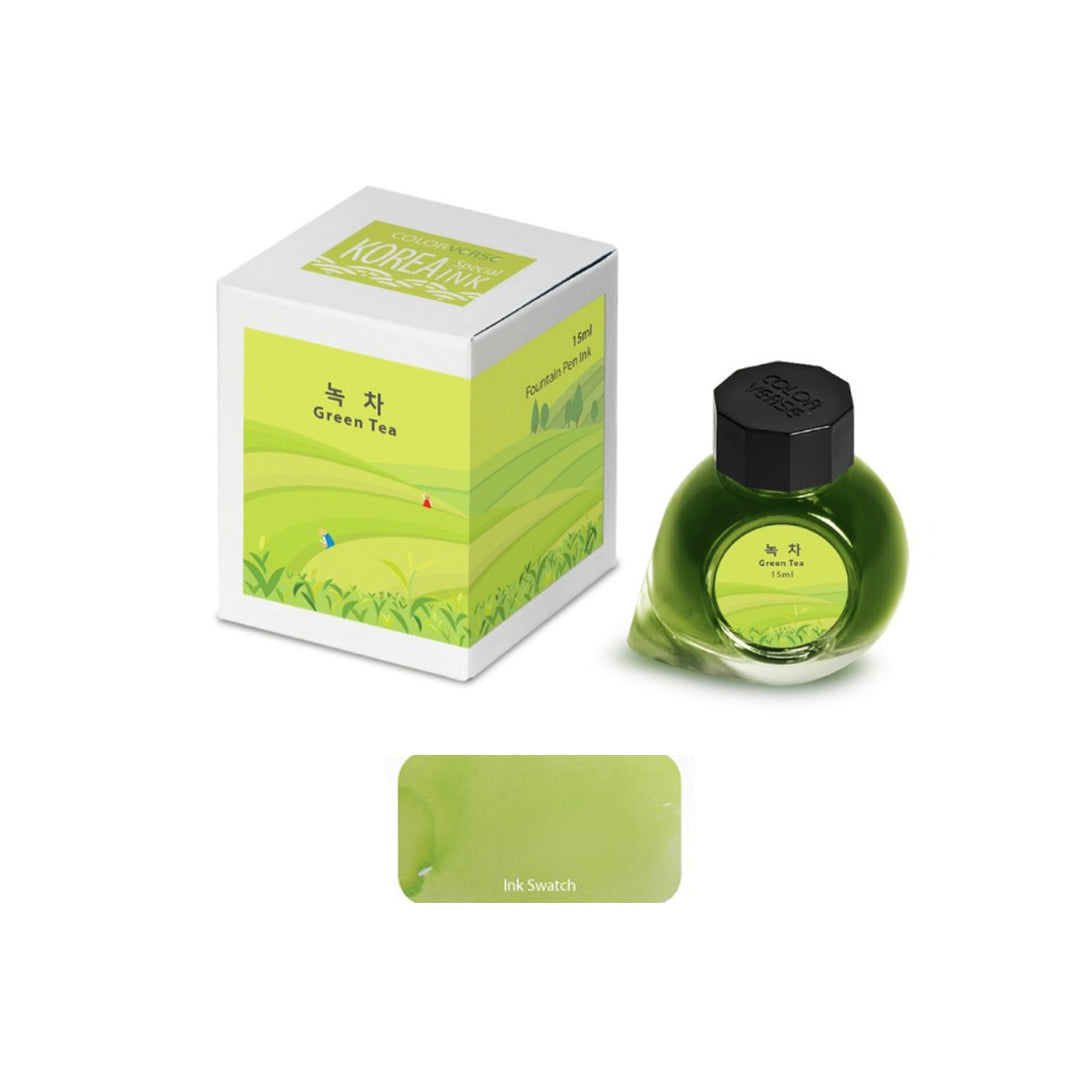 Colorverse Fountain Pen Ink - Green Tea / 050