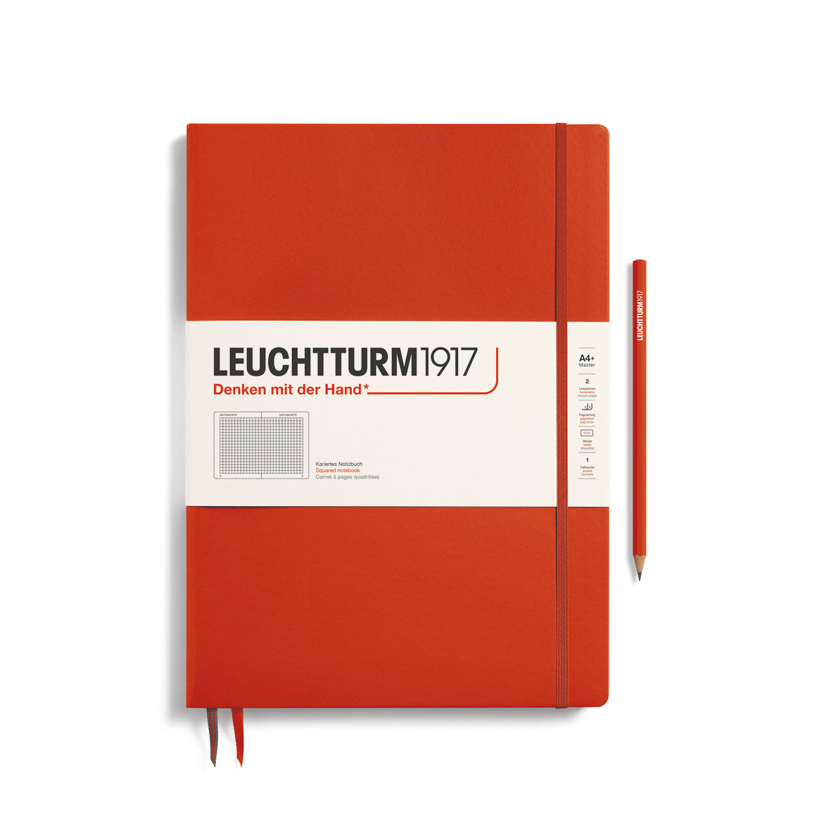 Leuchtturm1917 A4+ Master Slim - Fox Red