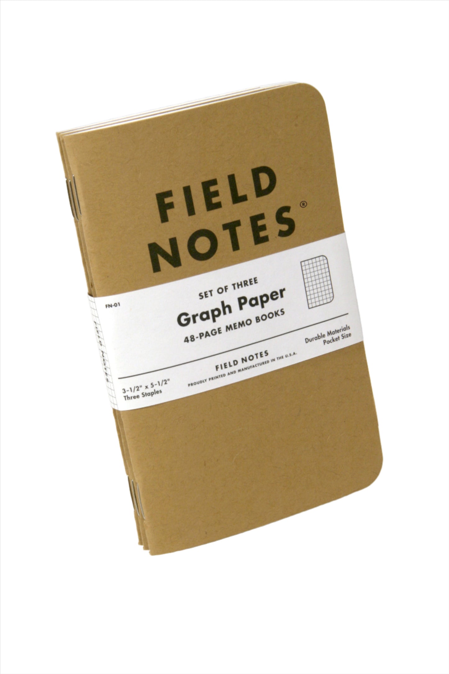 Field Notes Original Kraft Memo Notebook- Graph