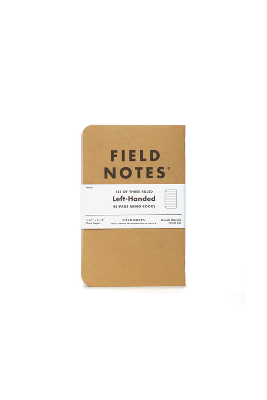 Field Notes Original Kraft Memo Notebook- Left Handed
