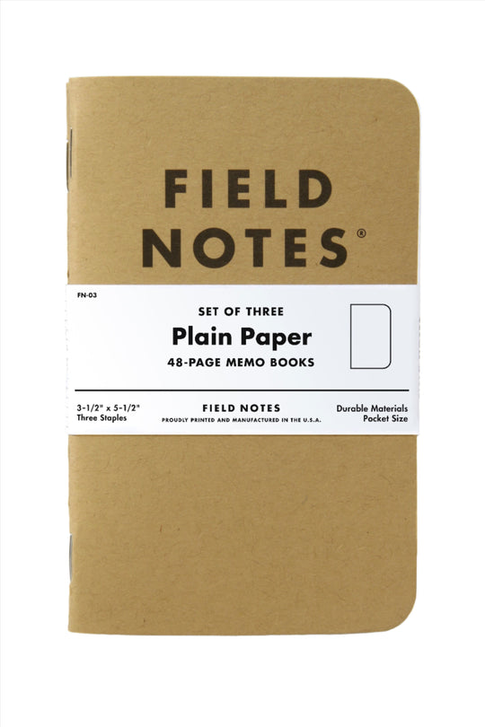 Field Notes Original Kraft Memo Notebook- Blank