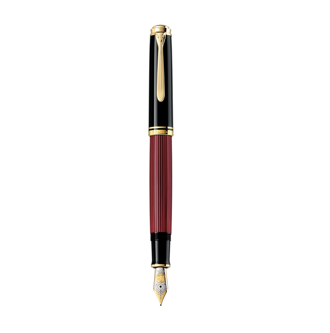 Pelikan Souverän® M 800 Fountain Pen - Red/ Black