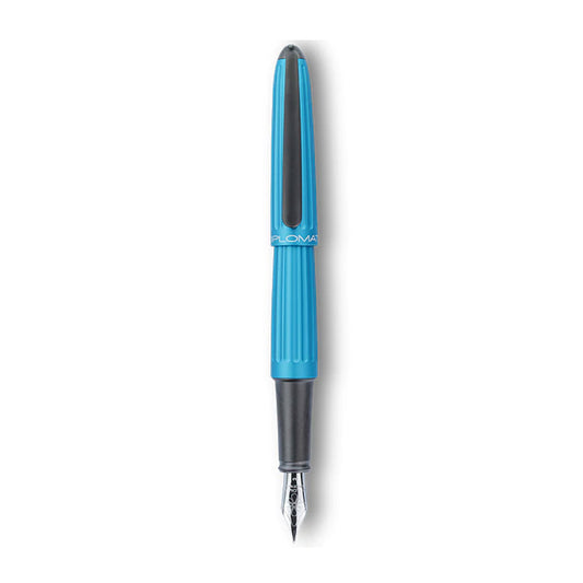 Diplomat Aero Fountain Pen-  Turquoise