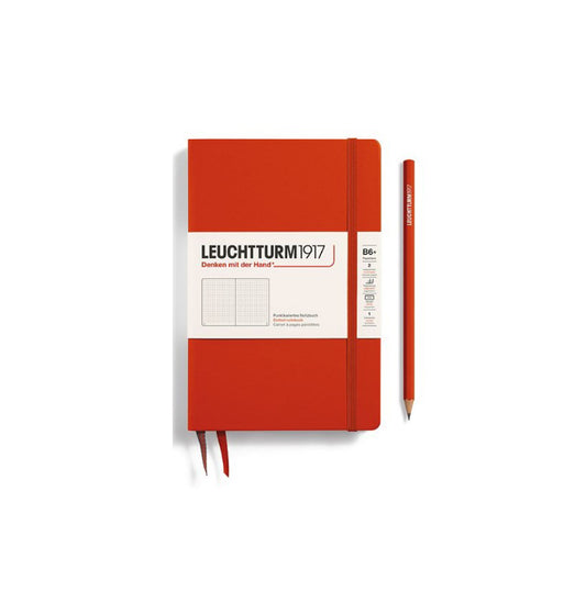 LEUCHTTURM1917 Paperback Notebook B6+ Hardcover - Fox Red