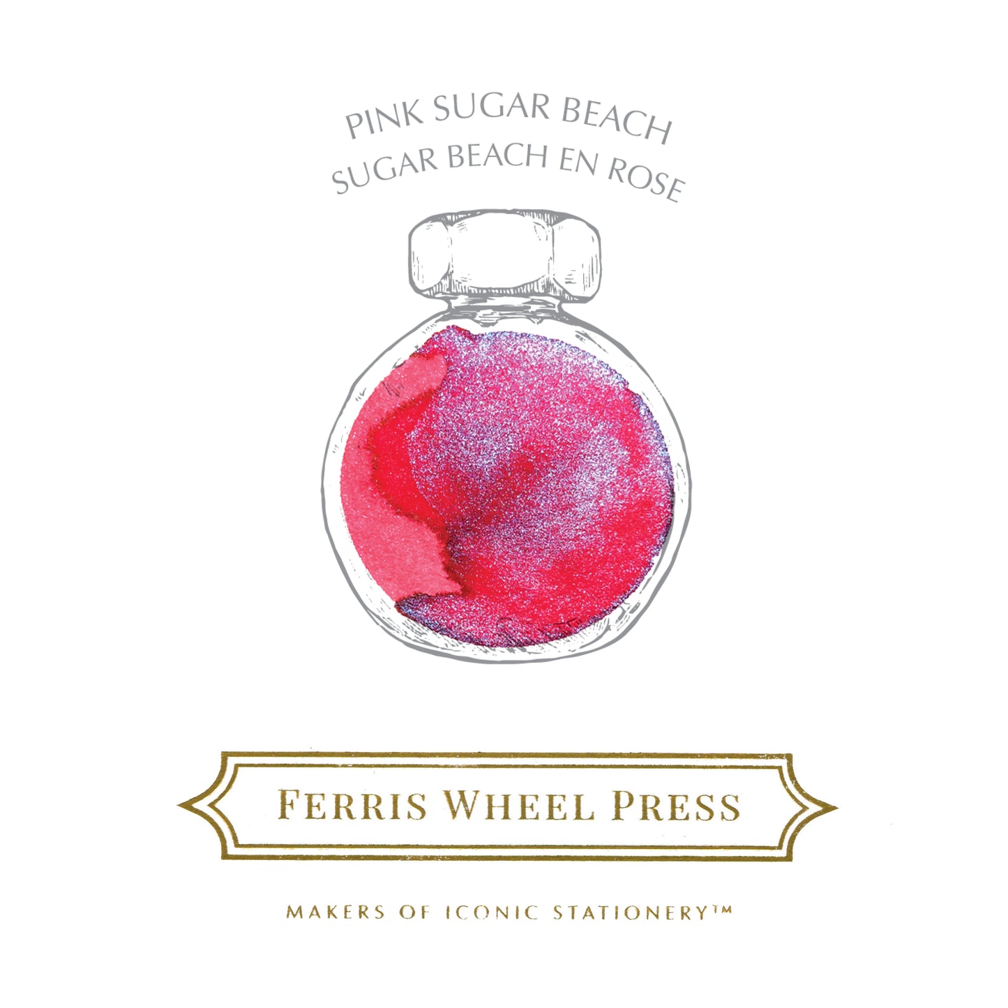 Ferris Wheel Press Pink Ink - Sugar Beach