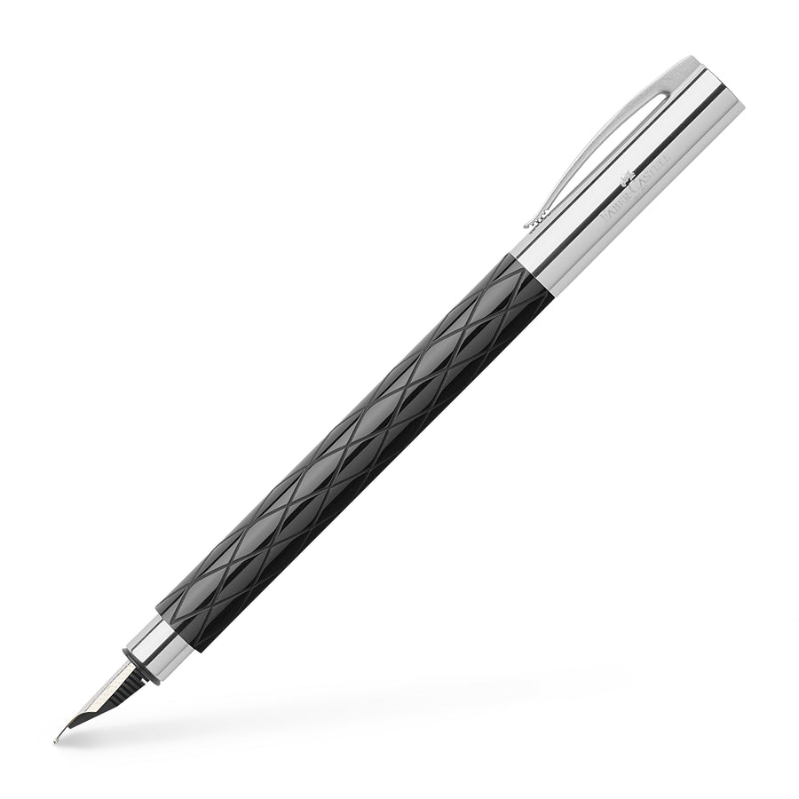 Faber Castell Ambition Fountain Pen, Rhombus Black