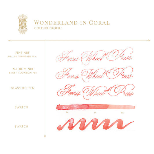 Ferris Wheel Press Wonderland in Coral