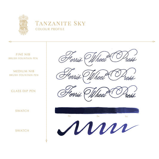 Ferris Wheel Press Tanzanite Sky