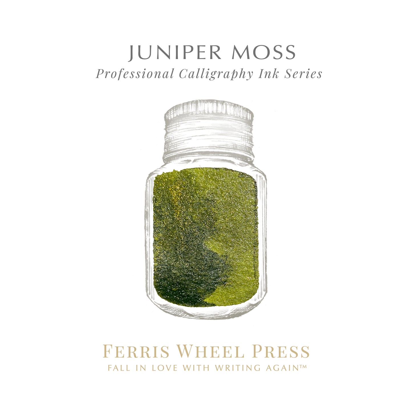 Ferris Wheel Press Calligraphy Ink - Juniper Moss