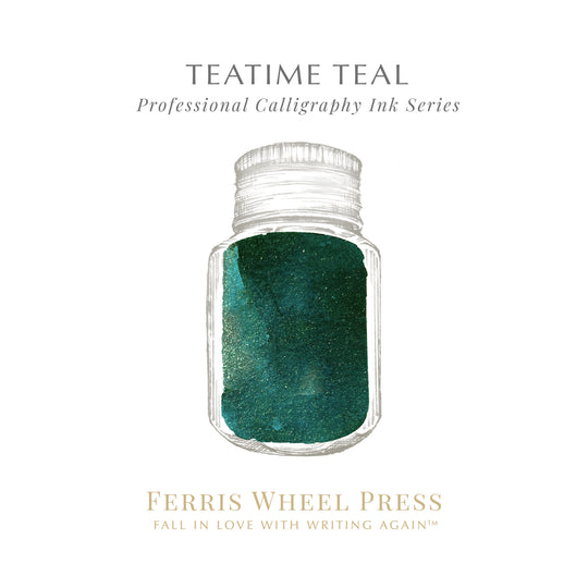 Ferris Wheel Press Calligraphy Ink - Teatime Teal
