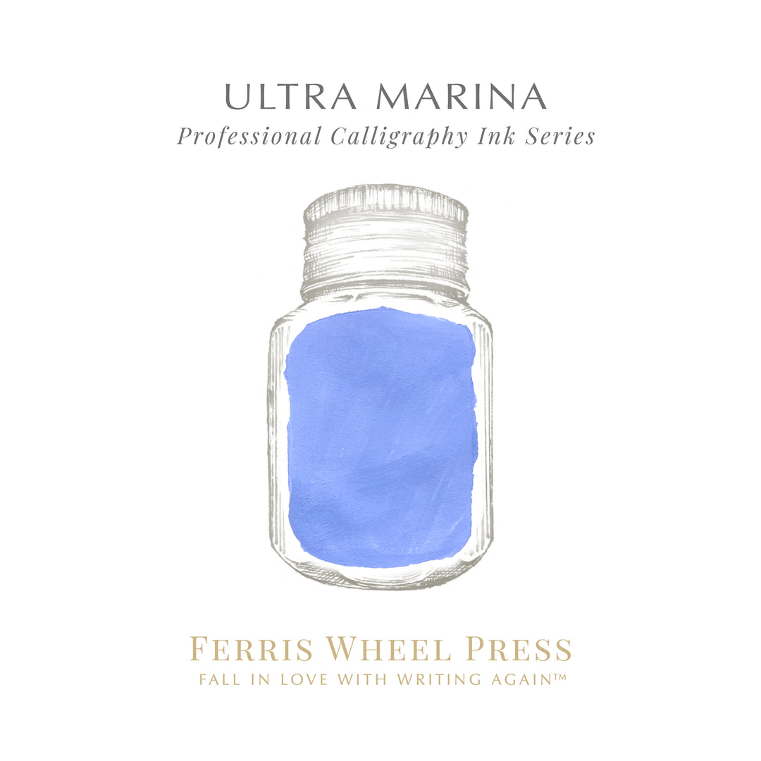 Ferris Wheel Press Calligraphy Ink - Ultra Marina