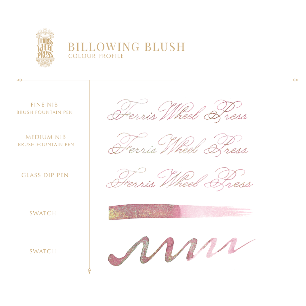 Ferris Wheel Press Fountain Pen Ink - Billowing Blush