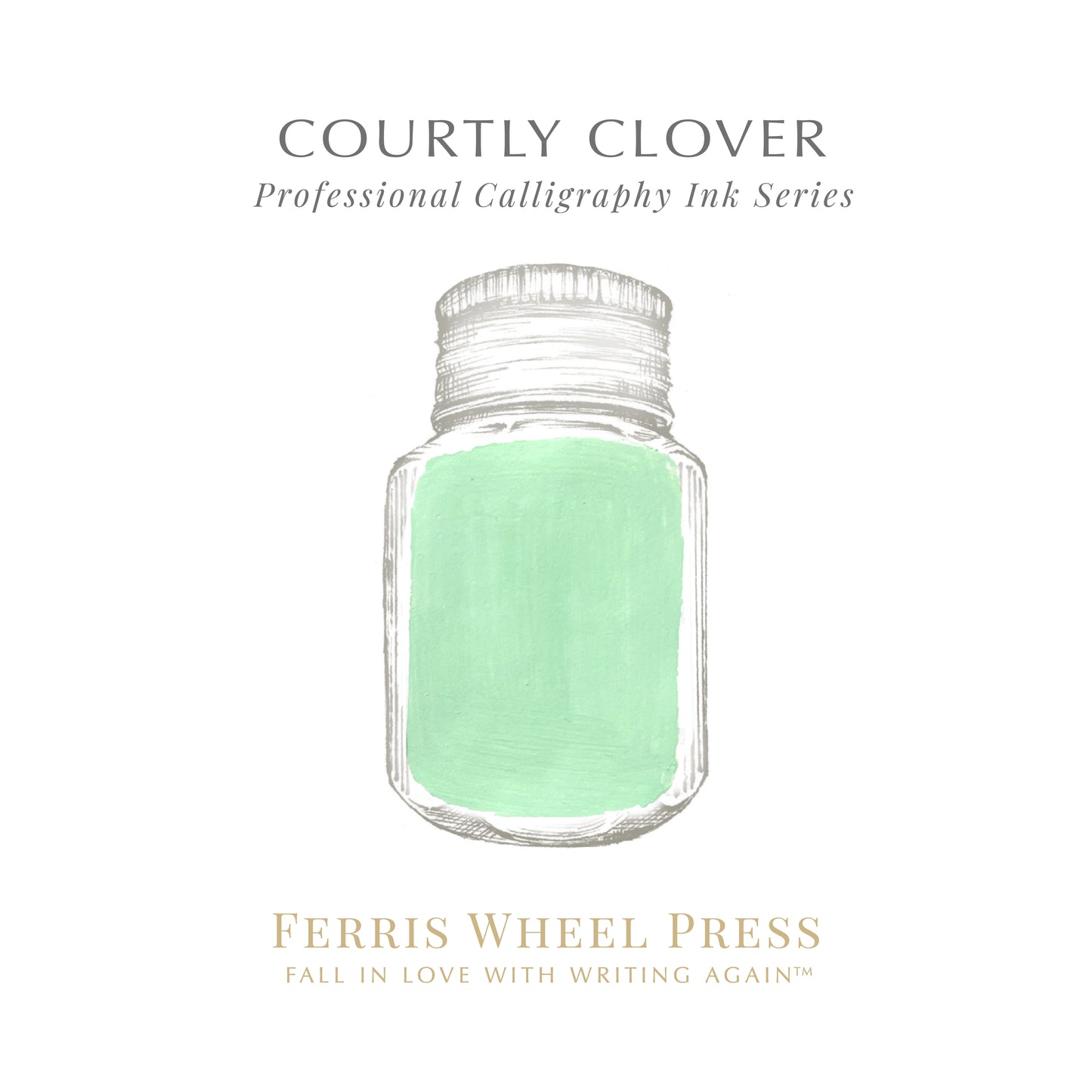 Ferris Wheel Press Calligraphy Ink - Courtly Clover