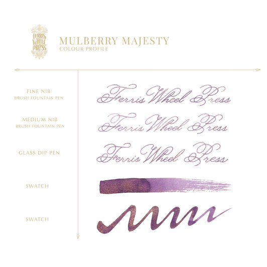 Ferris Wheel Press Ink - Mulberry Majesty