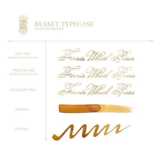 Ferris Wheel Press Russet Typecase