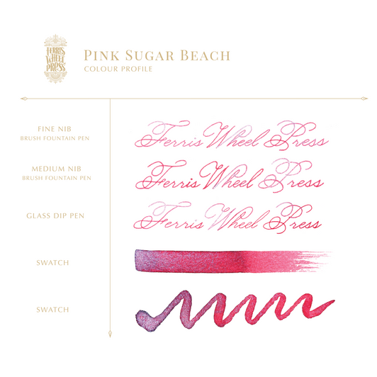 Ferris Wheel Press Pink Ink - Sugar Beach