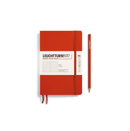 LEUCHTTURM1917 Paperback Notebook B6+ Softcover -  Fox Red