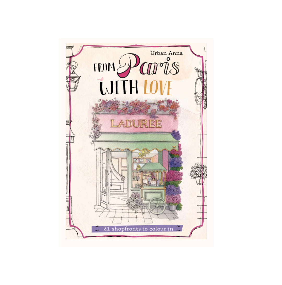 Urban Anna Watercolour Book-From Paris with Love