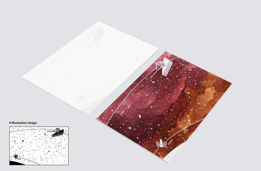 Colorverse Colorspace Ink Art Cards - Hubble (Size C) – Toronto Pen Shoppe