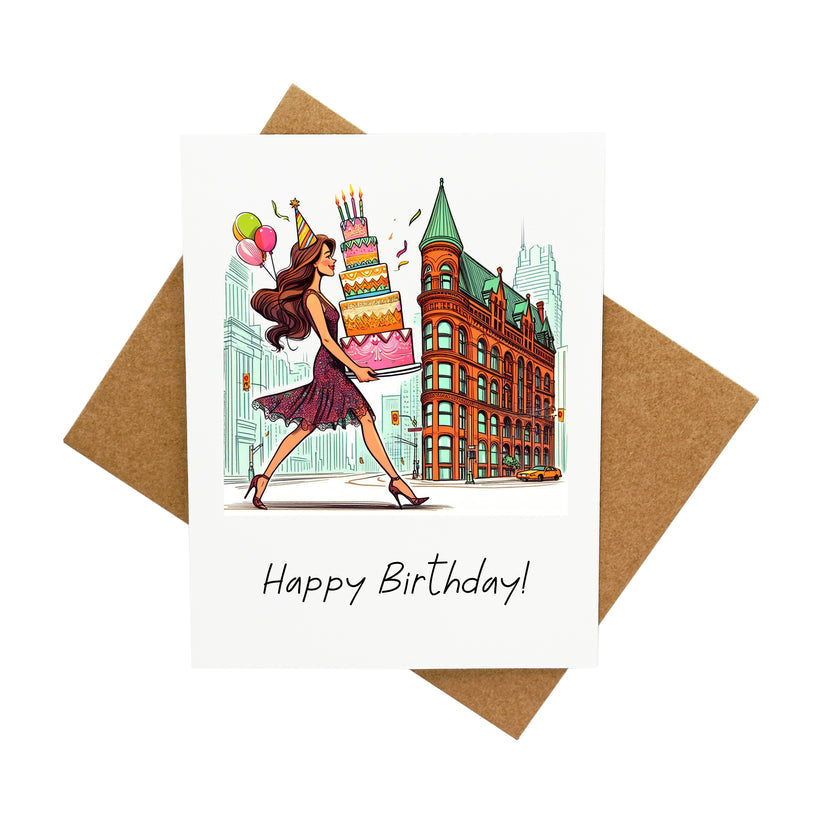 Vintage Villages Greeting Card