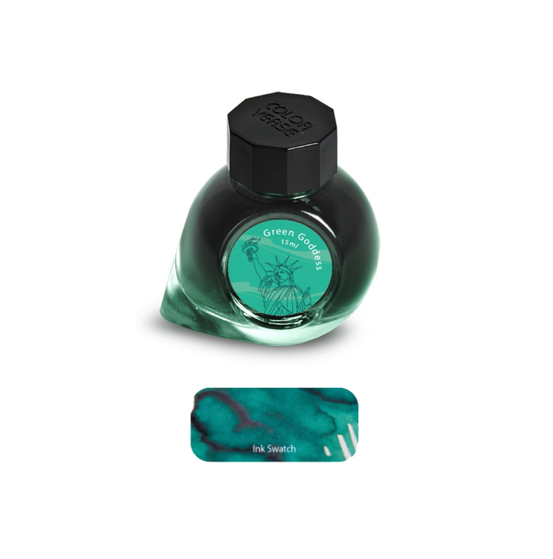 Colorverse Fountain Pen Ink USA Special Edition- Green Goddess