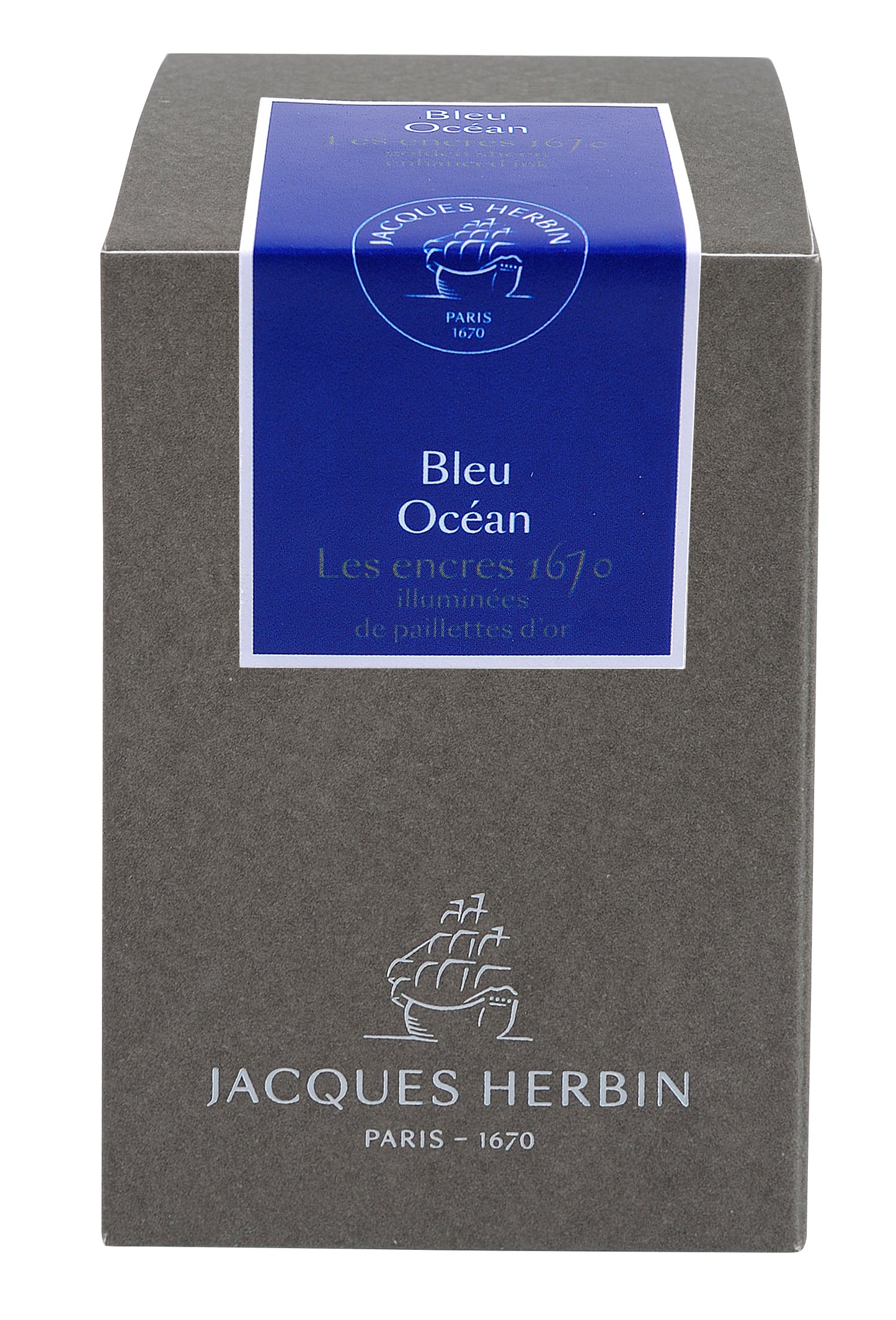 Jacques Herbin 1670 Fountain Pen Ink - Bleu Ocean