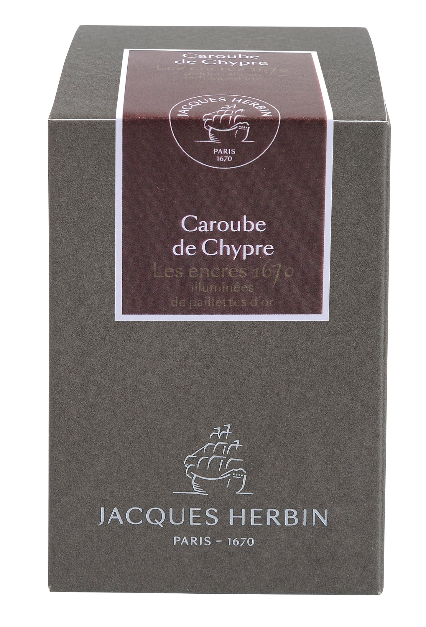 Jacques Herbin 1670 Fountain Pen Ink - Caroube de Chypre (Cyprus Carob)