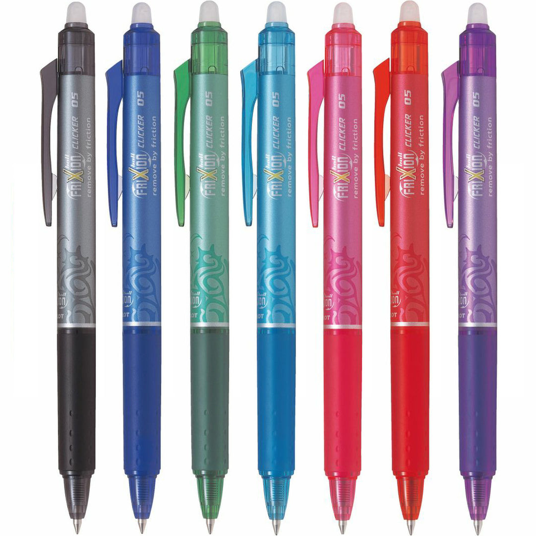 Pilot FriXion Clicker Erasable Rollerball Pen - 0.5 Fine