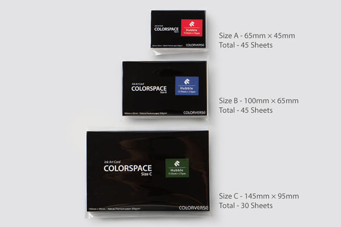 Colorverse Colorspace Ink Art Cards - Hubble (Size A)