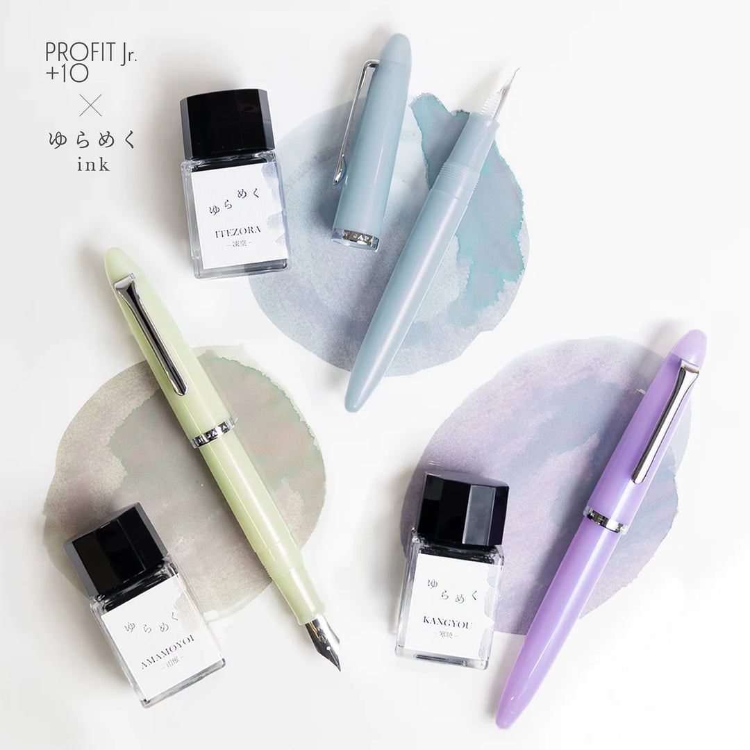 Sailor PROFIT Jr. +10 x Yurameku Fountain Pen & Ink Set - Amamoyoi