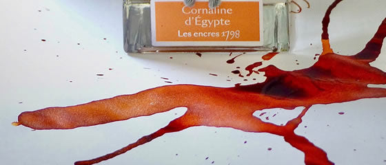 Jacques Herbin 1798 Fountain Pen Ink - Cornaline d'Egypte (Carnelian of Egypt)