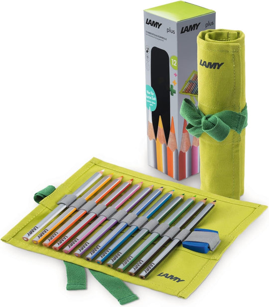 LAMY plus Color Pencils Cloth Roll - Set of 12