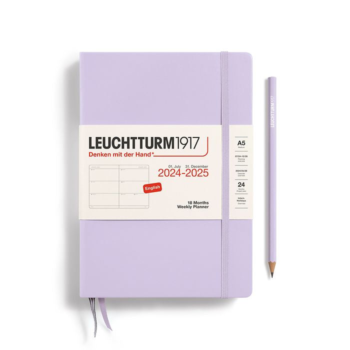LEUCHTTURM1917 Weekly Planner (A5) 2024-2025 (18 Months)