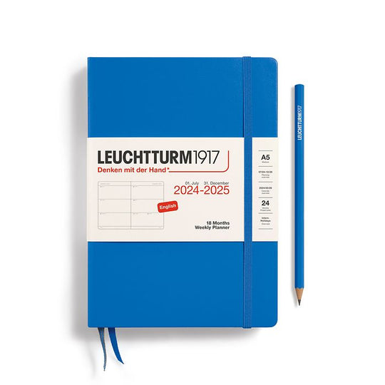 LEUCHTTURM1917 Weekly Planner (A5) 2024-2025 (18 Months)