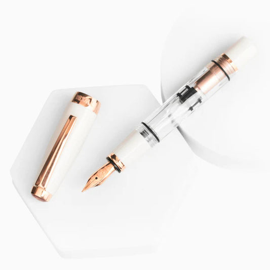 TWSBI Diamond Mini V2 Fountain Pen - White Rose Gold