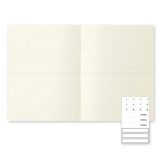 Midori A4 Notebook Light 3 Pack - Lined