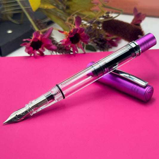 Monteverde USA MP1 Piston Filling System Fountain Pen - Purple Forest