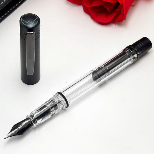 Monteverde USA MP1 Piston Filling System Fountain Pen - Black Noir