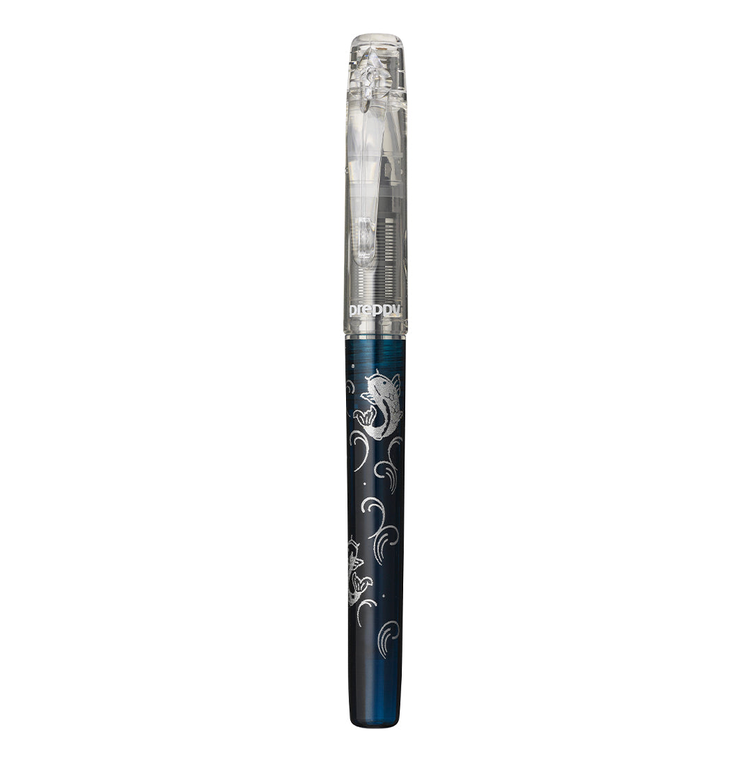 Platinum Japan Preppy Wa Modern Maki-e Limited Edition- Koi no Taki-Nobori/ Carp Climbing Up a Waterfall