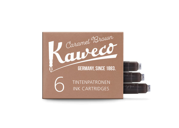 Kaweco Ink Cartridges 6-Pack Caramel Brown