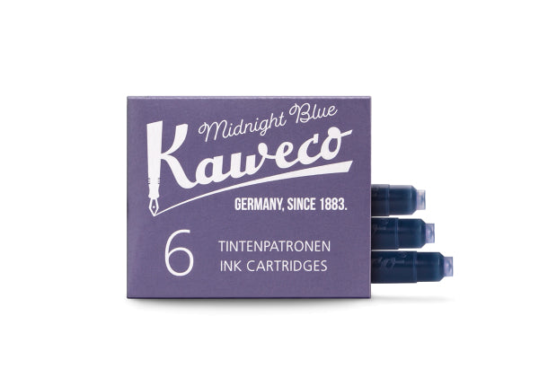 Kaweco Ink Cartridges 6-Pack Midnight Blue
